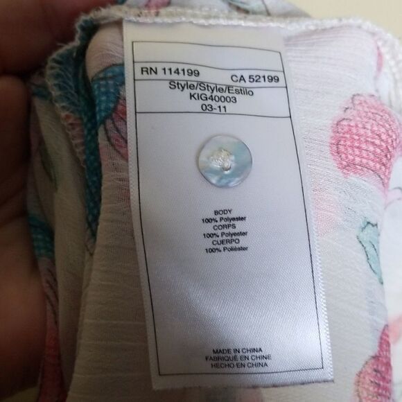 Quiksilver Sheer Short Sleeve Top - Picture 8 of 8